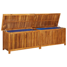 Carica l&#39;immagine nel visualizzatore di Gallery, Baule da Giardino 200x50x58cm in Massello di Acacia Marrone