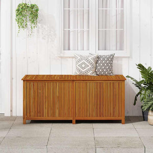 Baule da Giardino 175x80x75cm in Massello di Acacia Marrone