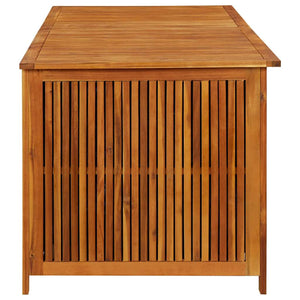 Baule da Giardino 175x80x75cm in Massello di Acacia Marrone