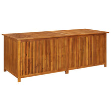 Carica l&#39;immagine nel visualizzatore di Gallery, Baule da Giardino 200x80x75cm in Massello di Acacia Marrone