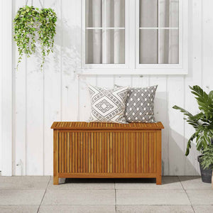 Baule da Giardino 113x50x58cm in Massello di Acacia