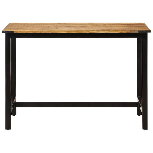 Tavolo da Pranzo 110x60x76 cm in Massello di Mango e metallo
