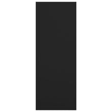 Carica l&#39;immagine nel visualizzatore di Gallery, Mobiletto Consolle Nero 78x30x80 cm in Legno Multistrato