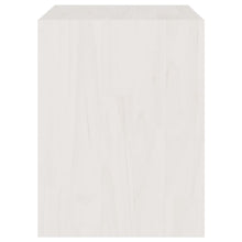 Carica l&#39;immagine nel visualizzatore di Gallery, Comodini 2 pz Bianchi 40x30,5x40 cm in Legno Massello di Pino