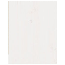 Carica l&#39;immagine nel visualizzatore di Gallery, Comodini 2 pz Bianchi 40x30,5x40 cm in Legno Massello di Pino