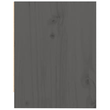 Load image into Gallery viewer, Comodini 2 pz Grigi 40x30,5x40 cm in Legno Massello di Pino