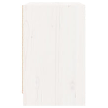 Carica l&#39;immagine nel visualizzatore di Gallery, Comodini 2 pz Bianchi 40x31x50 cm in Legno Massello di Pino
