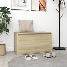 Load image into Gallery viewer, Cassapanca Cassetto 80x40x45 cm Rovere Sonoma Truciolato