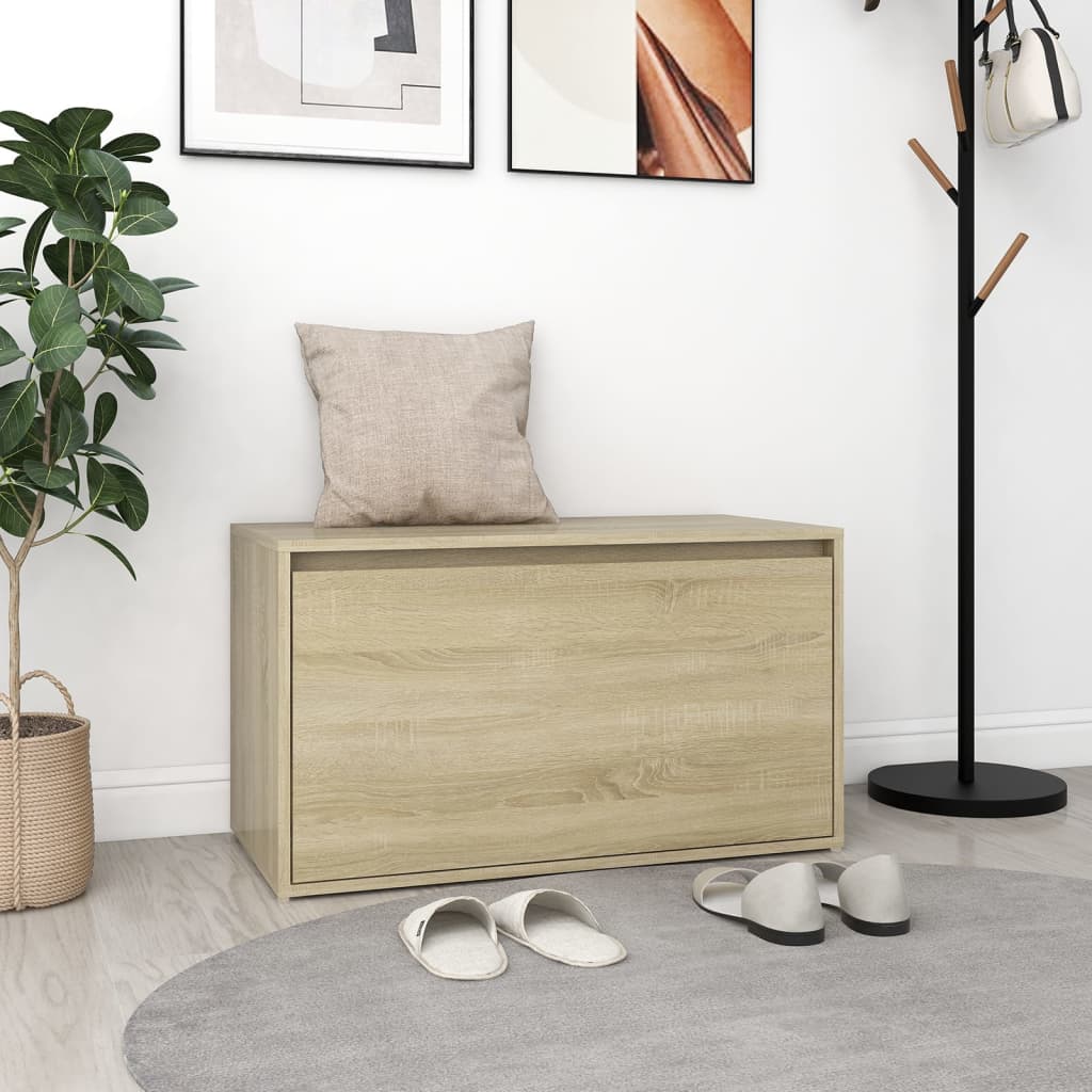 Cassapanca Cassetto 80x40x45 cm Rovere Sonoma Truciolato