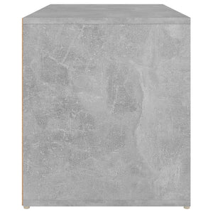 Cassapanca Cassetto 80x40x45 cm Grigio Cemento in Truciolato