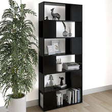 Charger l&#39;image dans la galerie, Libreria/Divisorio Nero 80x24x186 cm in Truciolato