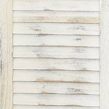 Load image into Gallery viewer, Separè 5 Pannelli Bianco Antico 178,5x166 cm Legno Massello