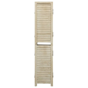 Separè 4 Pannelli 140 x 165 cm in legno Massello di Paulownia