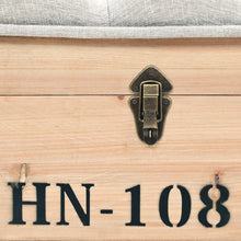 Load image into Gallery viewer, Panca Pouf con Vano contenitore 110 cm in Legno Massello di Abete