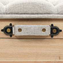 Load image into Gallery viewer, Panca Pouf con Vano contenitore 110 cm in Legno Massello di Abete