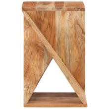 Indlæs billede til gallerivisning Tavolino 35x35x55 cm in Legno Massello di Acacia