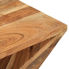 Indlæs billede til gallerivisning Tavolino 35x35x55 cm in Legno Massello di Acacia