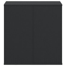 Load image into Gallery viewer, Box da Giardino in Rattan PE 100x49x103,5 cm Nero