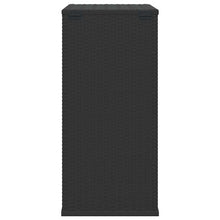 Load image into Gallery viewer, Box da Giardino in Rattan PE 100x49x103,5 cm Nero