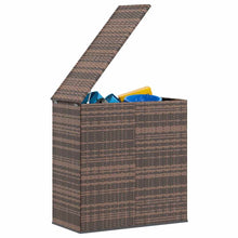 Carica l&#39;immagine nel visualizzatore di Gallery, Box da Giardino in Rattan PE 100x49x103,5 cm Marrone