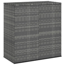 Carica l&#39;immagine nel visualizzatore di Gallery, Box da Giardino in Rattan PE 100x49x103,5 cm Grigio