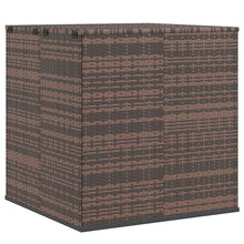 Carica l&#39;immagine nel visualizzatore di Gallery, Box da Giardino in Rattan PE 100x97,5x104 cm Marrone