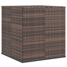 Carica l&#39;immagine nel visualizzatore di Gallery, Box da Giardino in Rattan PE 100x97,5x104 cm Marrone