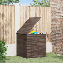 Carica l&#39;immagine nel visualizzatore di Gallery, Box da Giardino in Rattan PE 100x97,5x104 cm Marrone