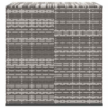 Carica l&#39;immagine nel visualizzatore di Gallery, Box da Giardino in Rattan PE 100x97,5x104 cm Grigio