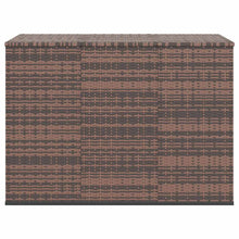 Load image into Gallery viewer, Baule da Giardino in Rattan PE 145x100x103 cm Marrone