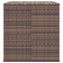 Load image into Gallery viewer, Baule da Giardino in Rattan PE 145x100x103 cm Marrone