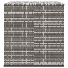 Carica l&#39;immagine nel visualizzatore di Gallery, Baule da Giardino in Rattan PE 145x100x103 cm Grigio