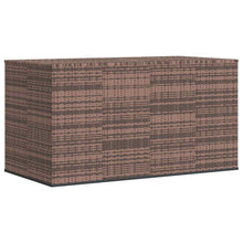 Carica l&#39;immagine nel visualizzatore di Gallery, Baule da Giardino in Rattan PE 194x100x103 cm Marrone