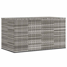 Carica l&#39;immagine nel visualizzatore di Gallery, Baule da Giardino in Rattan PE 194x100x103 cm Grigio