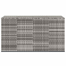 Carica l&#39;immagine nel visualizzatore di Gallery, Baule da Giardino in Rattan PE 194x100x103 cm Grigio