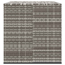 Carica l&#39;immagine nel visualizzatore di Gallery, Baule da Giardino in Rattan PE 194x100x103 cm Grigio