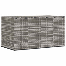Carica l&#39;immagine nel visualizzatore di Gallery, Baule da Giardino in Rattan PE 194x100x103 cm Grigio