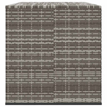 Carica l&#39;immagine nel visualizzatore di Gallery, Baule da Giardino in Rattan PE 291x100,5x104 cm Grigio