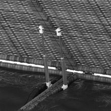 Carica l&#39;immagine nel visualizzatore di Gallery, Baule da Giardino in Rattan PE 291x100,5x104 cm Grigio