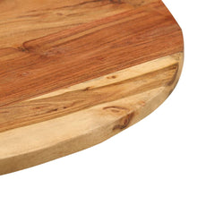 Indlæs billede til gallerivisning Tavolino 60x(42-62) cm in Legno Massello di Acacia e Ghisa
