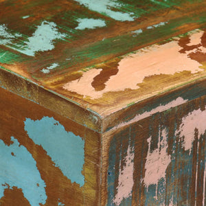 Tavolino 40x30x51 cm in Legno Massello di Recupero