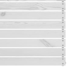 Carica l&#39;immagine nel visualizzatore di Gallery, Divano da Giardino a 2 Posti Bianco in Legno Massello di Pino