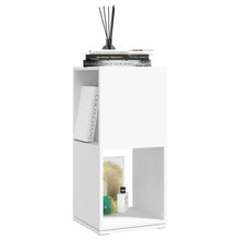 Load image into Gallery viewer, Armadietto Girevole Bianco 34,5x34,5x75,5 cm in Truciolato