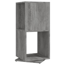 Charger l&#39;image dans la galerie, Armadietto Girevole Grigio Cemento 34,5x34,5x75,5cm Truciolato