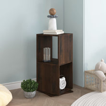 Load image into Gallery viewer, Armadietto Girevole Rovere Fumo 34,5x34,5x75,5 cm Truciolato