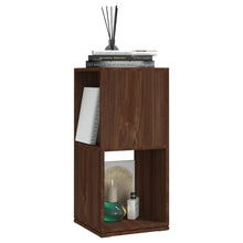 Load image into Gallery viewer, Armadietto Girevole Marrone Rovere 34,5x34,5x75,5cm Truciolato