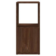 Load image into Gallery viewer, Armadietto Girevole Marrone Rovere 34,5x34,5x75,5cm Truciolato