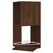 Load image into Gallery viewer, Armadietto Girevole Marrone Rovere 34,5x34,5x75,5cm Truciolato