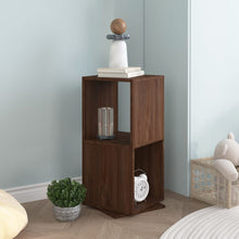 Load image into Gallery viewer, Armadietto Girevole Marrone Rovere 34,5x34,5x75,5cm Truciolato