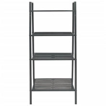 Carica l&#39;immagine nel visualizzatore di Gallery, Libreria Scaletta 4 Ripiani in Metallo Antracite